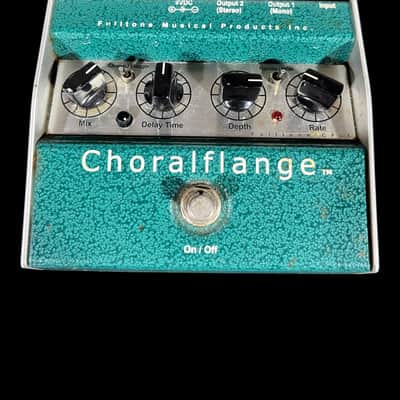 Fulltone Choralflange 2001 - 2008 - Green/Silver X9106 image 1