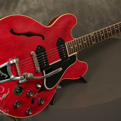 1961 Gibson ES-330 Cherry RARE original STEREO Varitone image 11