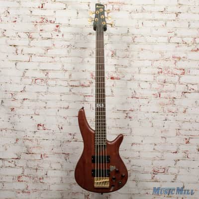 2002 Ibanez K5 Fieldy Signature 5-String Electric Bass Natural x5258 (USED) image 2