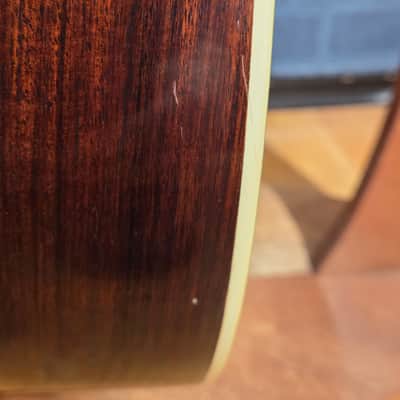 Vintage Japan 1970s S. Yairi 9110 SYairi Dreadnought Acoustic Natural - Top Splice Repair & GREAT Sound! image 17