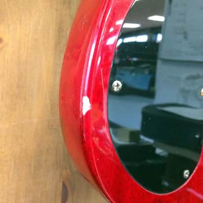 1998 Epiphone EBM-4 EBM 4 String Bass - Cherry w/ Epiphone Case image 9