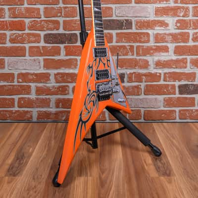 Jackson USA Custom Shop RR1 Rhoads Orange Tribal 2007 w/OHSC image 3