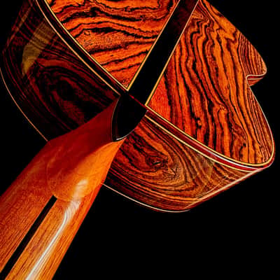 Benito Huipe Special Concert Guitar-Cedar/Exotic Bocote Master Grade image 3