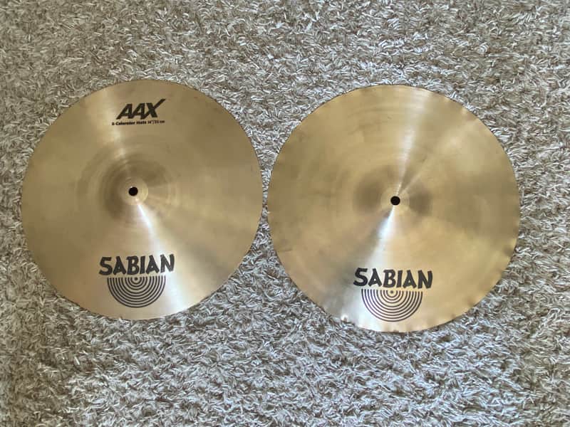 Sabian 14" AAX X-Celerator Hi-Hat Cymbals (Pair) 2019 - Present - Natural image 1