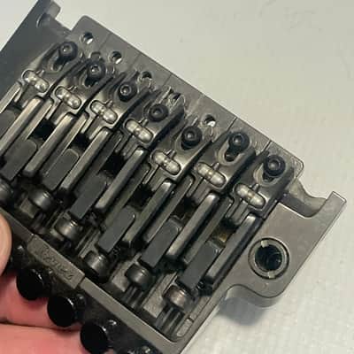 2000's Japan Ibanez Prestige RG7 Series Edge Pro 7 String Powder Cosmo Tremolo Bridge Vibrato Brass Block image 16
