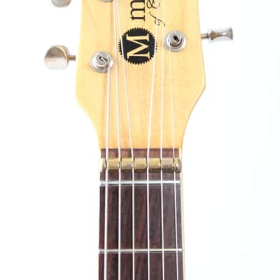 1990s Mosrite The Ventures MK1 Short 22" Scale vintage white image 5