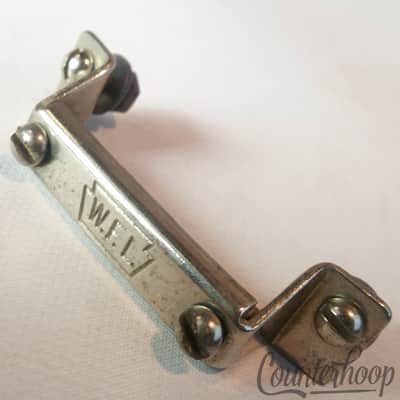 Ludwig WFL Snare Drum Butt Plate Script P32 Nickel Vintage 50s Pioneer Jazz Fest - Very Good / 6.95/24.95 image 1