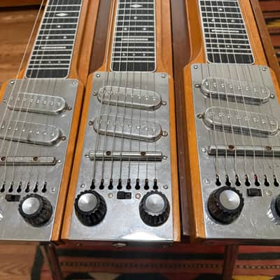 Magnatone Maestro Triple Neck 1955-57 - Natural image 3