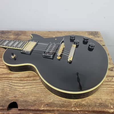 1989 Epiphone Black Beauty 1957 Style Les Paul Custom Modified - Ebony, Made in USA? (First Year Prototype?) image 7