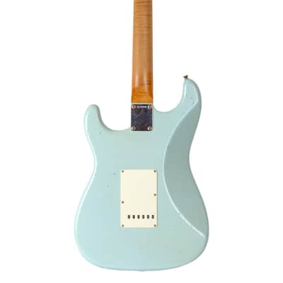 New Fender Custom Shop Dennis Galuszka Masterbuilt Roasted '59 Stratocaster Journeyman Aged Sonic Blue #R139040 image 8