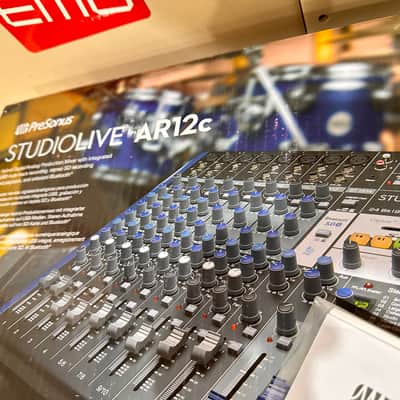 PreSonus StudioLive AR12c 14-Input Mixer / Digital Recorder / Audio Interface 2020 - Present Gray / Blue image 4