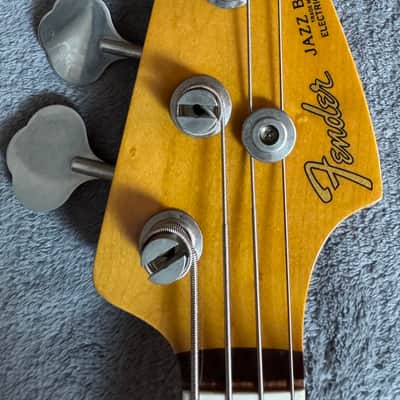 Fender Jazz Bass MIJ Made in Japan 1991-1992 3-Color Sunburst w/ Gig Bag image 9