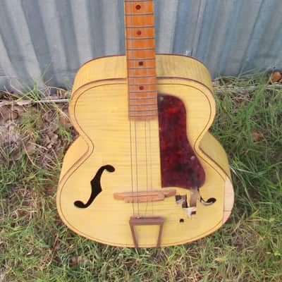 Vintage Kay Catalina K6868 TAILPIECE-Genuine 1959 Kay STYLE LEADER Archtop PARTS image 17