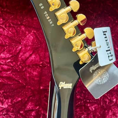 2017 Gibson Custom Shop Explorer Custom Ebony - Unplayed w/ OHSC, COA & Case Candy image 14