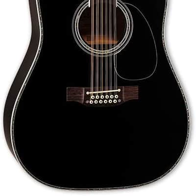 Takamine EF381SC deluxe Legacy Series 12-String Dreadnought Cutaway Acoustic/Electric Guitar 2010s G image 2