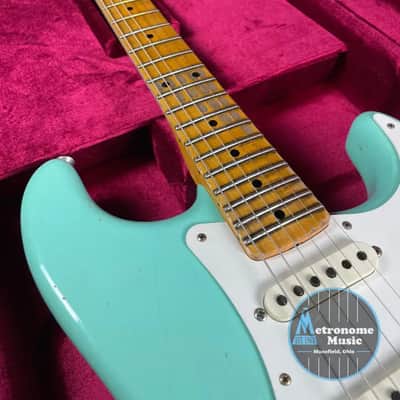 Fender Custom Shop Limited Edition Fat '50s Strat Relic - Super Faded Aged Sea Foam Green image 4