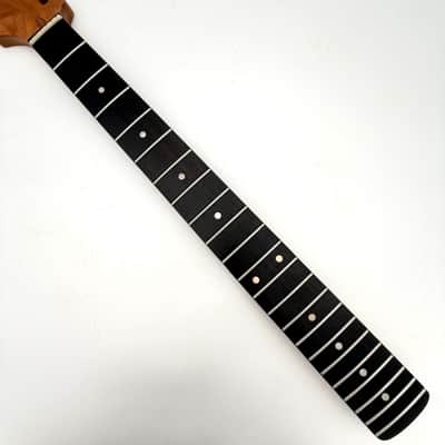 HooDoo Stratocaster Neck Relic Roasted/Rosewood Lefty Nitro New hsnr606 image 1