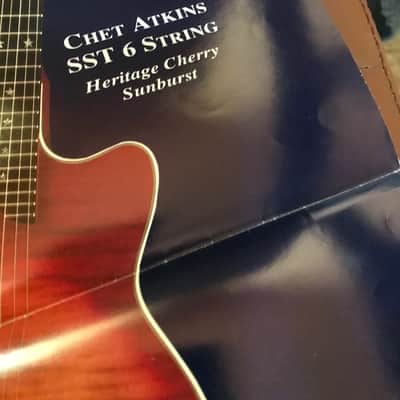 Gibson guitar- Chet Atkins collection brochure/ Brett Michaels poster 1993 image 5