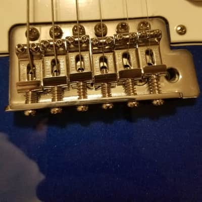 Fender Stratocaster HSS MIM 2007 Rare Blue image 10