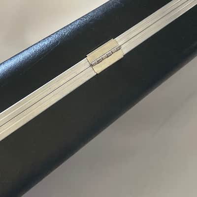 1980's Fender USA Stratocaster Telecaster Black Molded Hardshell Guitar Case & Keys image 10