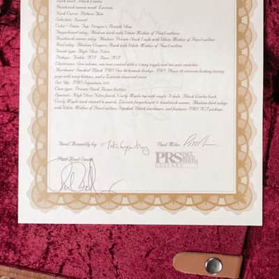 PRS Private Stock Custom 24-08 Semi-Hollow Electric Guitar Dragon's Breath Glow with Hardshell Case - Used image 17