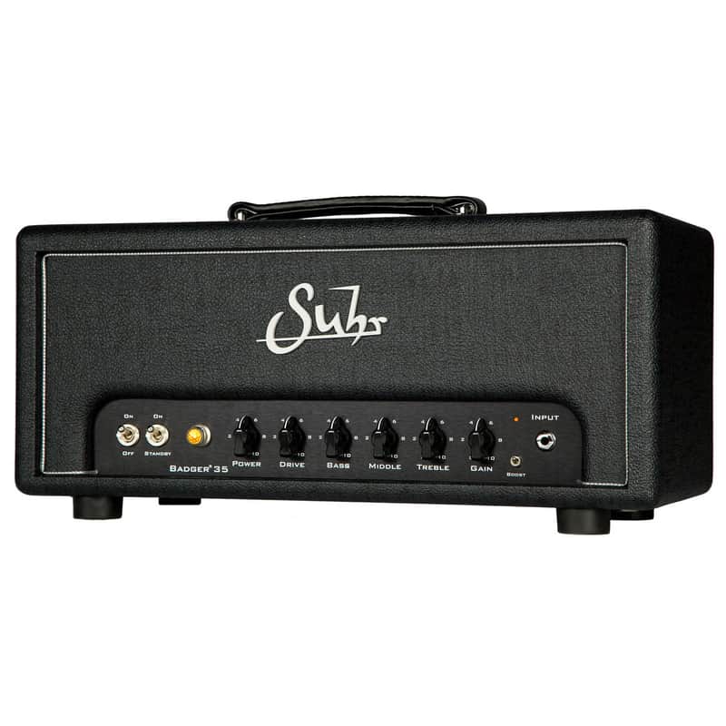 Mint Suhr Badger 35 30-Watt Guitar Amp Head, EL84 Power Tubes, Black Tolex image 1
