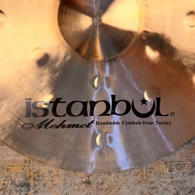 DARK 1/2 LATHE ISTANBUL Mehmet Hamer 16” SPLIT CRASH 914 g PERFECT Turk Traditional image 8