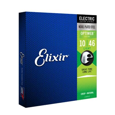 Elixir E-Guit.Strings 10-46 19052 Optiweb - Electric Guitar Strings image 1