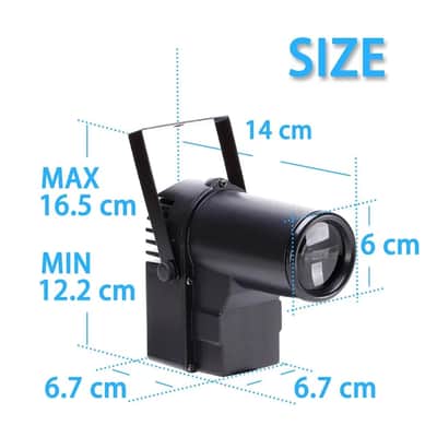 2PCS 50W RGBW LED Pinspot Lights | DMX Stage Lighting for Party, Disco, and DJ Shows image 4