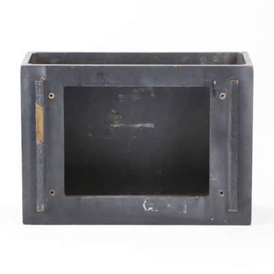 1950s McIntosh Wood Cabinet Vintage Original Black Lacquer Refinish Protective Wooden Display Console Mount Case Tube Tuner Amplifier image 6