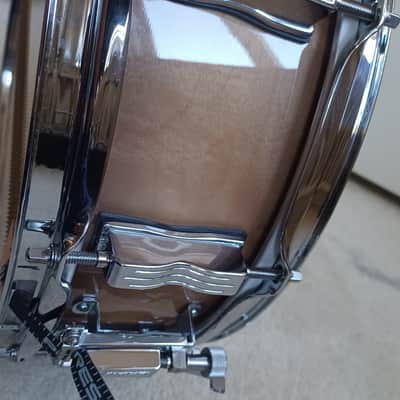 Ludwig LS401 Classic Maple 5x14" 10-Lug Snare Drum 1998 - Present - Natural Maple Lacquer image 19