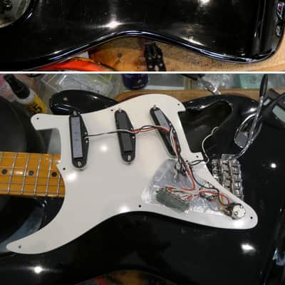 FENDER Stratocaster ST'57 1993 - Black - Japan Import image 11