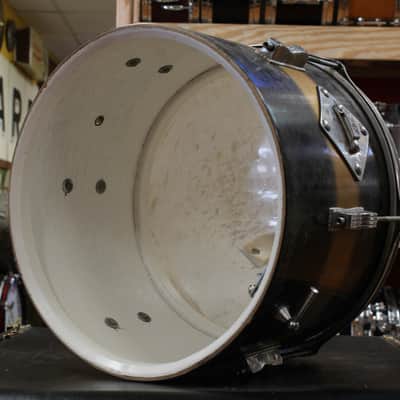 1960s Ludwig 9x13 Club Date Tom in Black and Gold Duco image 6