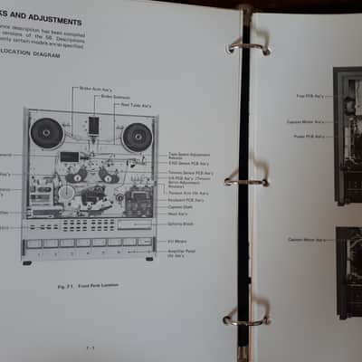 Tascam Operation/Maintenance Manual for Tascam 58 8-Track Recorder/Reproducer AND DX-2D/DX-4D DBX ma image 8