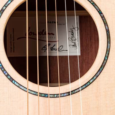 Lowden Paul Brady Signature Model Figured Bubinga and Sitka Spruce NEW image 9