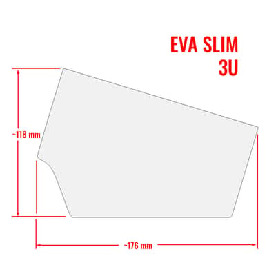 3U / 126hp Eurorack case EVA slim • Rails + Threaded strips / Elm / Powered image 9