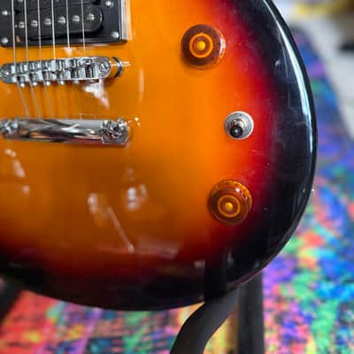 Indio Classic Electric Guitar Sunburst GFS pickups 202* - sunburst image 2
