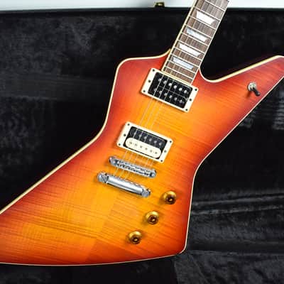 1996 Hamer Standard Sunburst Solidbody Explorer Electric Guitar w/OHSC USA! image 3