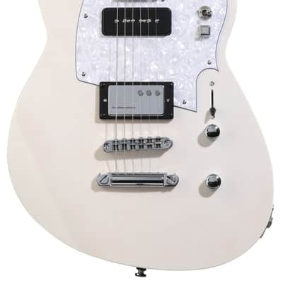 Reverend Chris Freeman Signature Electric Guitar - Transparent White image 2