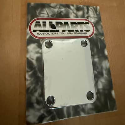 Allparts Chrome Neckplate Chrome AP 0600-010 image 1