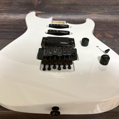 90s Charvel by Jackson DK-065 Dinky SSH Body White w/Plate and Bridge and Pickups image 7