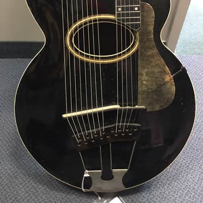 Gibson Harp Guitar Black image 1
