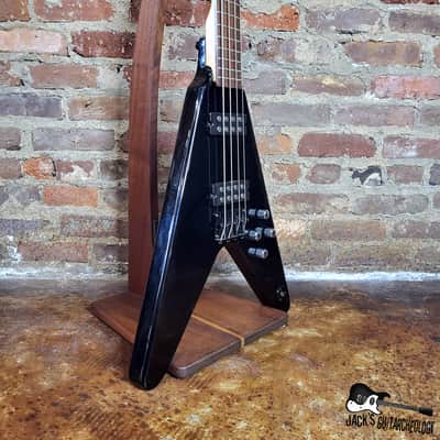 Dean Flying V Bass w/ RARE Buzzsaw Inlays (2000s) image 9