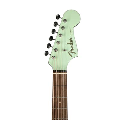 Fender FSR California Redondo Player Acoustic Guitar, Walnut FB, Surf Green, IWA226XXXX image 8