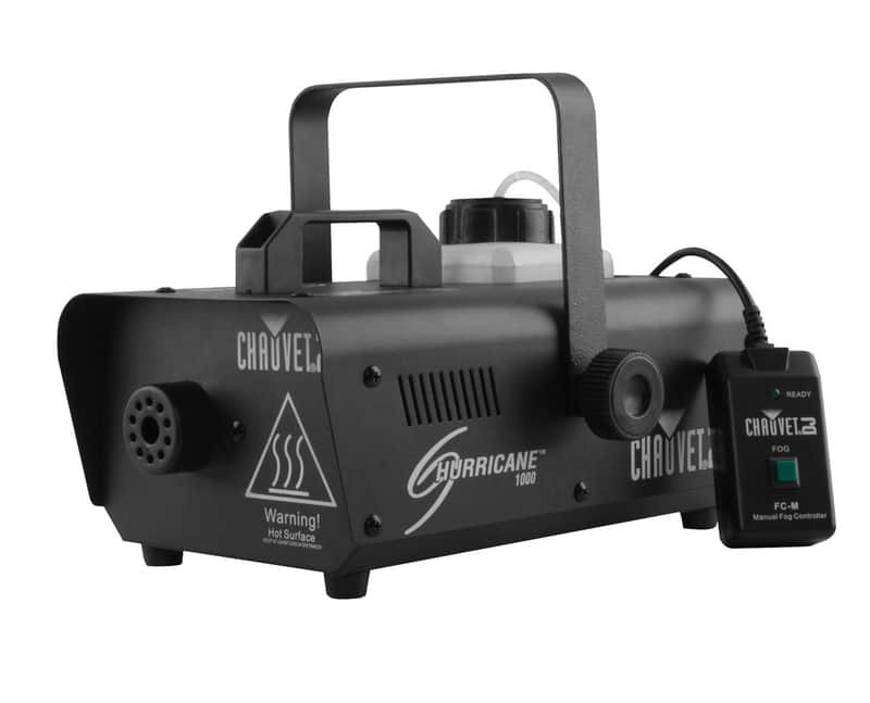 CHAUVET DJ H1000 Hurricane 1000 Fog Machine w/ FC-M & FC-W Wireless Remote image 1