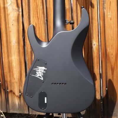 ESP LTD SIGNATURE SERIES MT-I Mick Thomson/Slipknot Black Satin (Autographed) 6-String w/hard case image 9