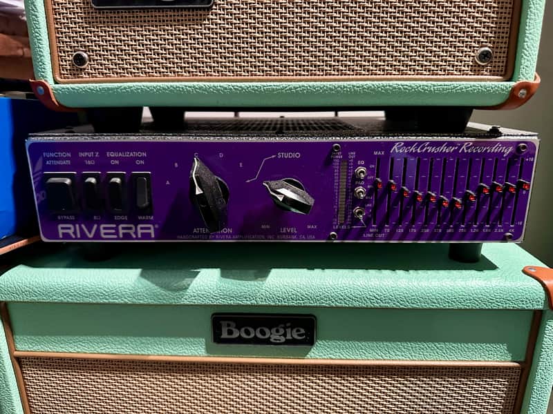 Rivera RockCrusher Recording Power Attenuator & Load Box 8/16 Ohm with EQ 2010s - Purple image 1