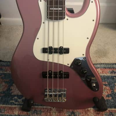 Squier Jazz bass 2022 - Burgundy Mist image 1
