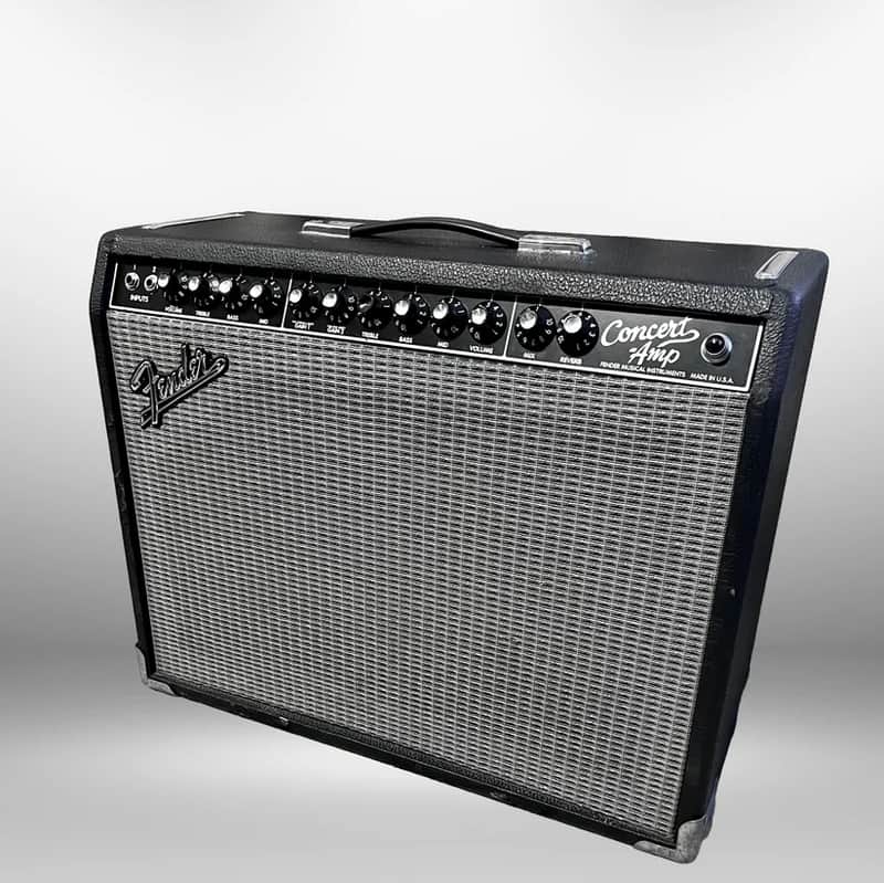 Fender Concert Amp 2-Channel 60-Watt 1x12" Guitar Combo 1993 - 1995 - Black image 1
