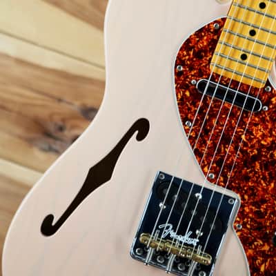Fender American Professional II Telecaster Thinline - Transparent Shell Pink image 9